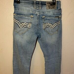BKE salvage bootcut jeans